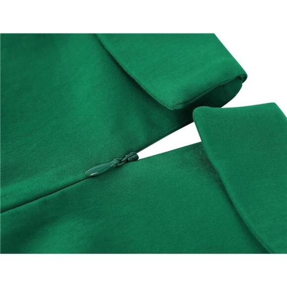 Women's Classic Vintage Sweetheart Tea Dress Green - Picture 4 of 5